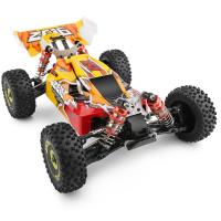 Coche Buggy brushless Wltoys 144010 V5 4X4 escala 1:14 75km/h AMARILLO FUEGO + BATERIA EXTRA