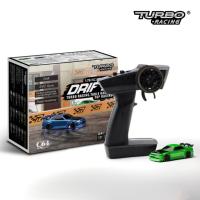 TB-C64-BUTurbo Racing 1/76 C64 DRIFT RC Car RTR (Azul metalizado)