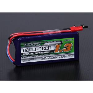 Batería NANOTECH 1300MAH 2S1P 20-40C RECEPTOR