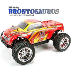 Monster 4x4 1:10 Brontosaurus HSP LIPO 2.4G ROJO