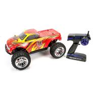 Monster 4x4 1:10 Brontosaurus HSP LIPO 2.4G ROJO CON EMISORA AJUSTABLE