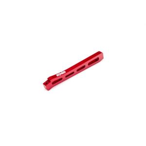 SOPORTE DE CHASIS DE ALUMINIO CENTRAL DELANTERO, 118 MM ROJO: EXB