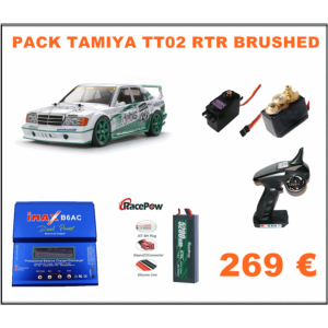 COCHE TAMIYA 1-10 RC TT-01 KIT COMPLETO PARA RODAR