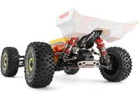 Coche Buggy brushless Wltoys 144010 V5 4X4 escala 1:14 75km/h AMARILLO FUEGO + BATERIA EXTRA