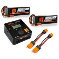 CARGADOR SMART LiPo 5000mAh 14.8V 4S 100C Hardcase IC5 +SPEKTRUM 2x100W