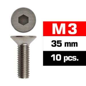 TORNILLOS M3X35MM AVELLANADO ULTIMATE 10 UNID