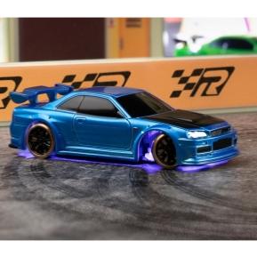 TB-C64-BUTurbo Racing 1/76 C64 DRIFT RC Car RTR (Azul metalizado)