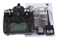 Emisora Fly Sky 9 canales y receptor 8ch FS-TH9X 2.4GHz