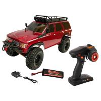 CRAWLER DF MODELS DF4S 313MM CON WINCH, LUCES Y RADIO 5CH ROJO