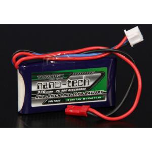 BATERIA NANOTECH 2S 370MAH 7,4V 25-50C