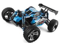 Coche Buggy Wltoys 184011 4x4 escala 1:18 velocidad de 30km/h AZUL completo emisora 2.4G + BATERIA EXTRA