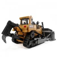 BULLDOZER EXCAVADORA CON ORUGA Y ESCARIFICADORA HUINA1569 1/16 2.4HGZ