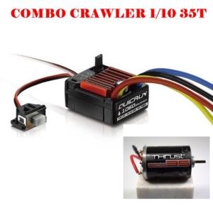 Combo Hobbywing y motor 35t para coches crawlers 1/10